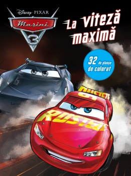 Masini 3 La viteza maxima 32 de planse de colorat - coperta