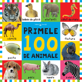 Bebe invata Primele 100 de animale - coperta