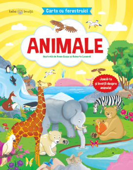Animale Carte cu ferestruici Bebe Invata - coperta