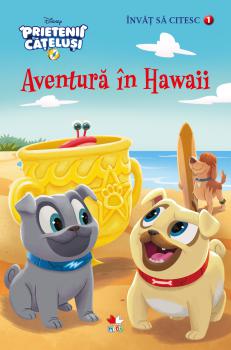 Prietenii catelusi Aventura in Hawaii Invat sa citesc nivelul 1  - coperta