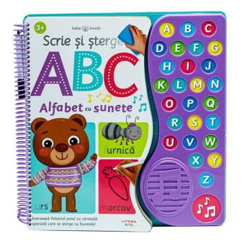 Scrie si sterge ABC Alfabet cu sunete - coperta