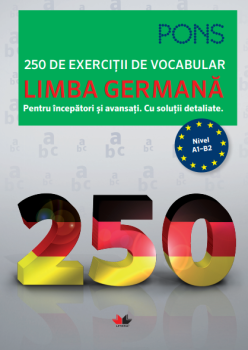 Limba germana 250 de exercitii de vocabular Pons - coperta