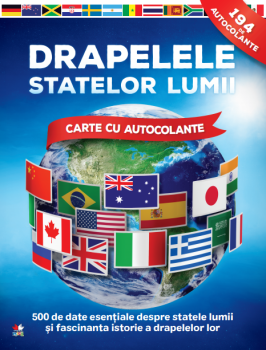 Drapelele statelor lumii Carte cu autocolante - coperta