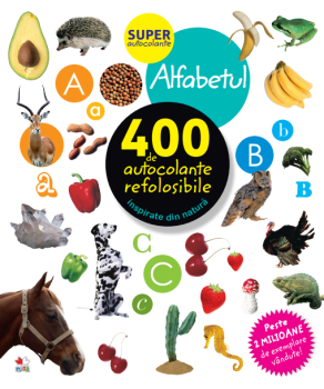 Alfabetul 400 de autocolante refolosibile - coperta