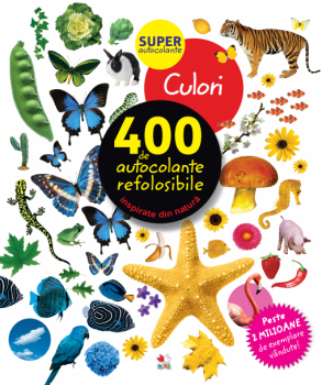 Culori 400 de autocolante refolosibile - coperta