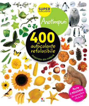 Anotimpuri 400 de autocolante refolosibile - coperta