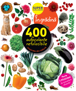 In gradina 400 de autocolante refolosibile - coperta