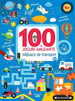100 de jocuri amuzante Mijloace de transport - coperta