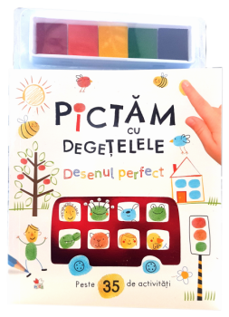 Pictam cu degetelele Desenul perfect - coperta