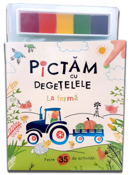 Pictam cu degetelele La ferma - coperta