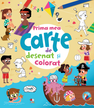 Prima mea carte de desenat si colorat - coperta