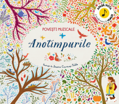 Povesti muzicale Anotimpurile Carte cu sunete - coperta