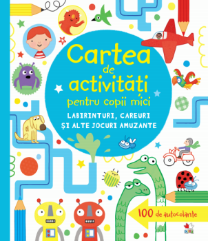 Cartea de activitati pentru copii mici Labirinturi careuri si alte jocuri amuzante - coperta