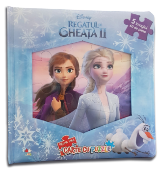 Disney Regatul de gheata II Prima mea carte cu puzzle - coperta