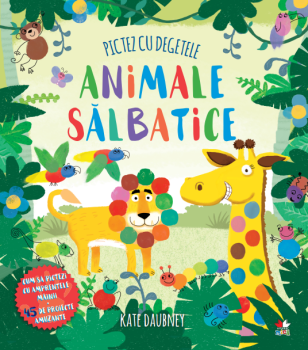 Pictez cu degetele Animale salbatice - coperta