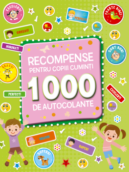 Recompense pentru copiii cuminti 1000 de autocolante - coperta