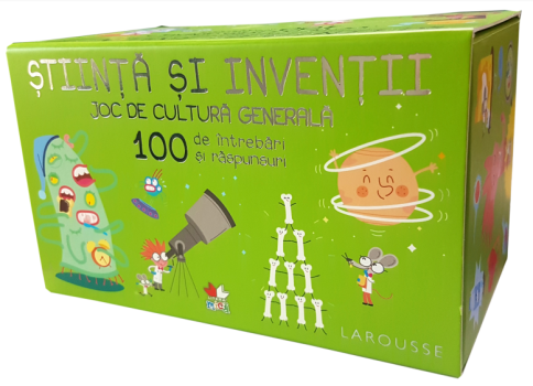 Stiinta si inventii Joc de cultura generala 100 de intrebari si raspunsuri - coperta