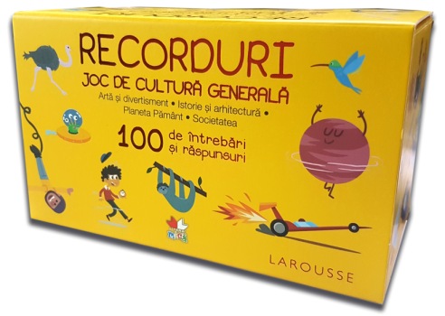 Recorduri Joc de cultura generala 100 de intrebari si raspunsuri - coperta