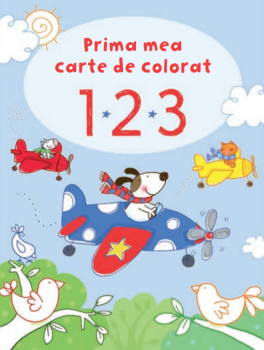 1 2 3 Prima mea carte de colorat - coperta