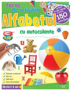 Alfabetul Carte de activitati cu autocolante - coperta