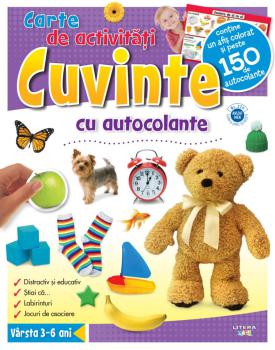 Cuvinte Carte de activitati cu autocolante - coperta