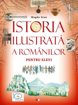 Istoria ilustrata a romanilor pentru elevi - coperta