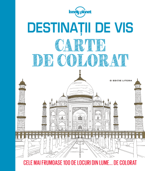 Destinatii de vis Carte de colorat - coperta