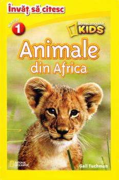 Animale din Africa National Geographic Kids Invat sa citesc nivelul 1  - coperta