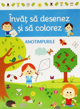 Invat sa desenez si sa colorez Anotimpurile - coperta