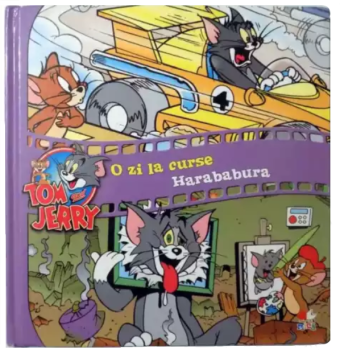 Tom si Jerry O zi la curse Harababura - coperta