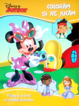 Disney Junior Coloram si ne jucam - coperta