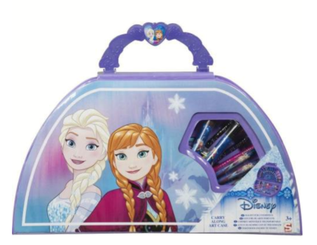 Set carte Jucarie Disney Regatul de gheata Gentuta micutei artiste Carry Along Art Case 2 - coperta