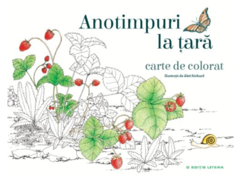 Anotimpuri la tara Carte de colorat - coperta