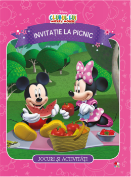 Disney Clubul lui Mickey Mouse Invitatie la picnic Jocuri si activitati - coperta