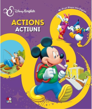 Disney English Actions Actiuni My First Steps into English - coperta