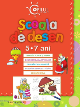 Copilul destept Scoala de desen 5 7 ani - coperta