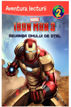 Marvel Iron Man 3 Revansa Omului de Otel Aventura lecturii nivelul 2  - coperta