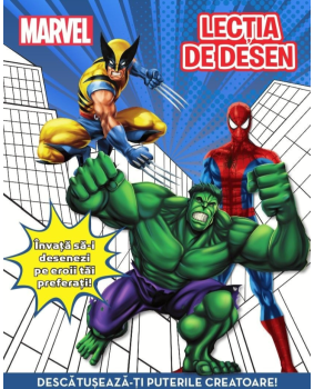 Marvel Lectia de desen Descatuseaza ti puterile creatoare - coperta