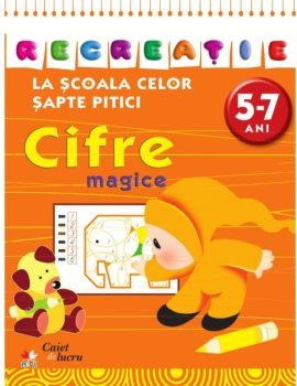 La Scoala celor sapte pitici Cifre magice 5 7 ani - coperta