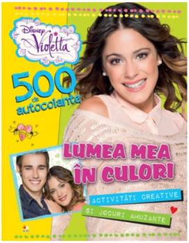 Disney Violetta Lumea mea in culori 500 de autocolante  - coperta