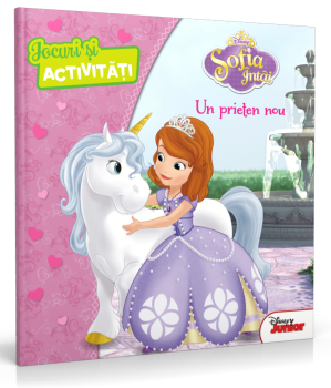 Disney Sofia Intai Un prieten nou Jocuri si activitati - coperta