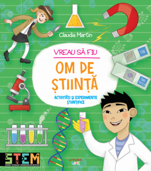 Vreau sa fiu om de stiinta - coperta