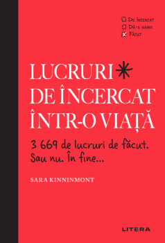 Lucruri de incercat intr o viata 3669 de lucruri de facut Sau nu In fine  - coperta