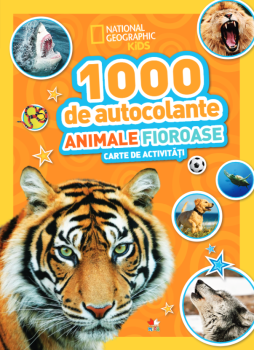 1000 de autocolante Animale fioroase Carte de activitati - coperta