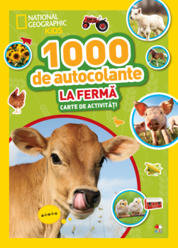 1000 de autocolante La ferma Carte de activitati - coperta