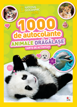 1000 de autocolante Animale dragalase Carte de activitati - coperta