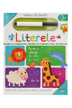 Vreau sa invat Literele - coperta