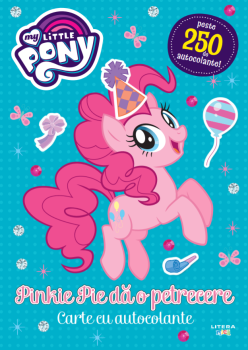 My Little Pony Pinkie Pie da o petrecere Carte cu autocolante - coperta