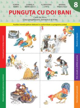 Punguta cu doi bani Caiet de lucru Clasa pregatitoare Semestrul II - coperta