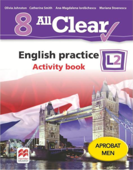 All Clear English practice Activity book L 2 Lectia de engleza clasa a VIII a  - coperta